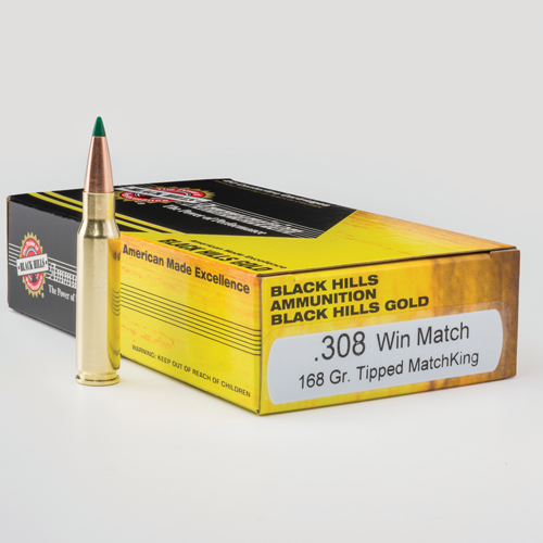 Black Hills Gold .308 168 Gr TMK Ammunition