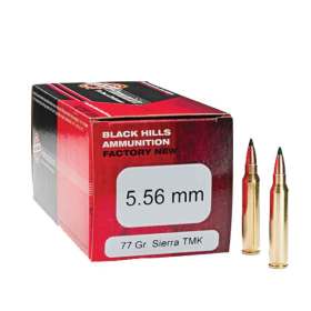 Black Hills 5.56 77 Gr TMK Ammunition
